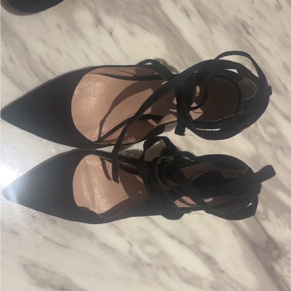 Zu Womens Wrap heals size 8- Colour black - Picture 4 of 5